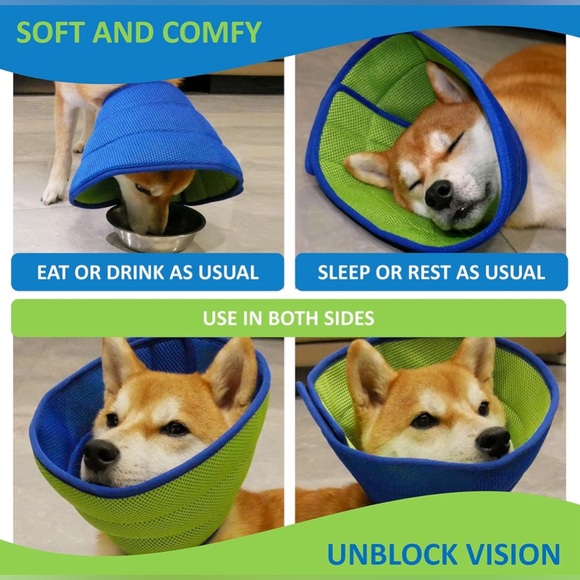 NWT Size 3 Mesh Dog Post-Op Surgery Cone/Collar - Picture 4 of 6
